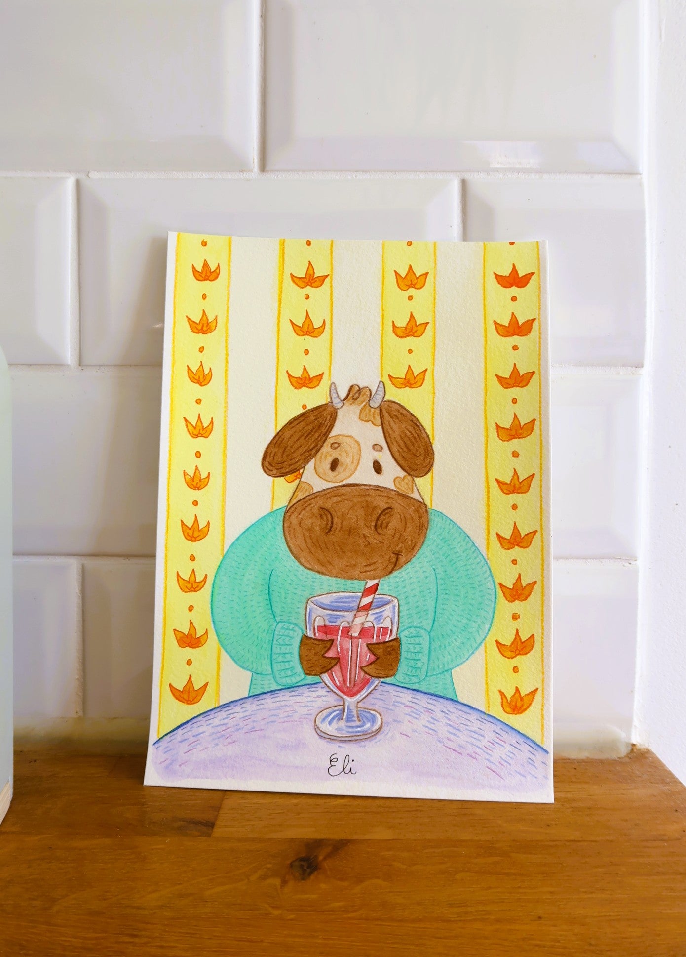 Petite vache gourmande