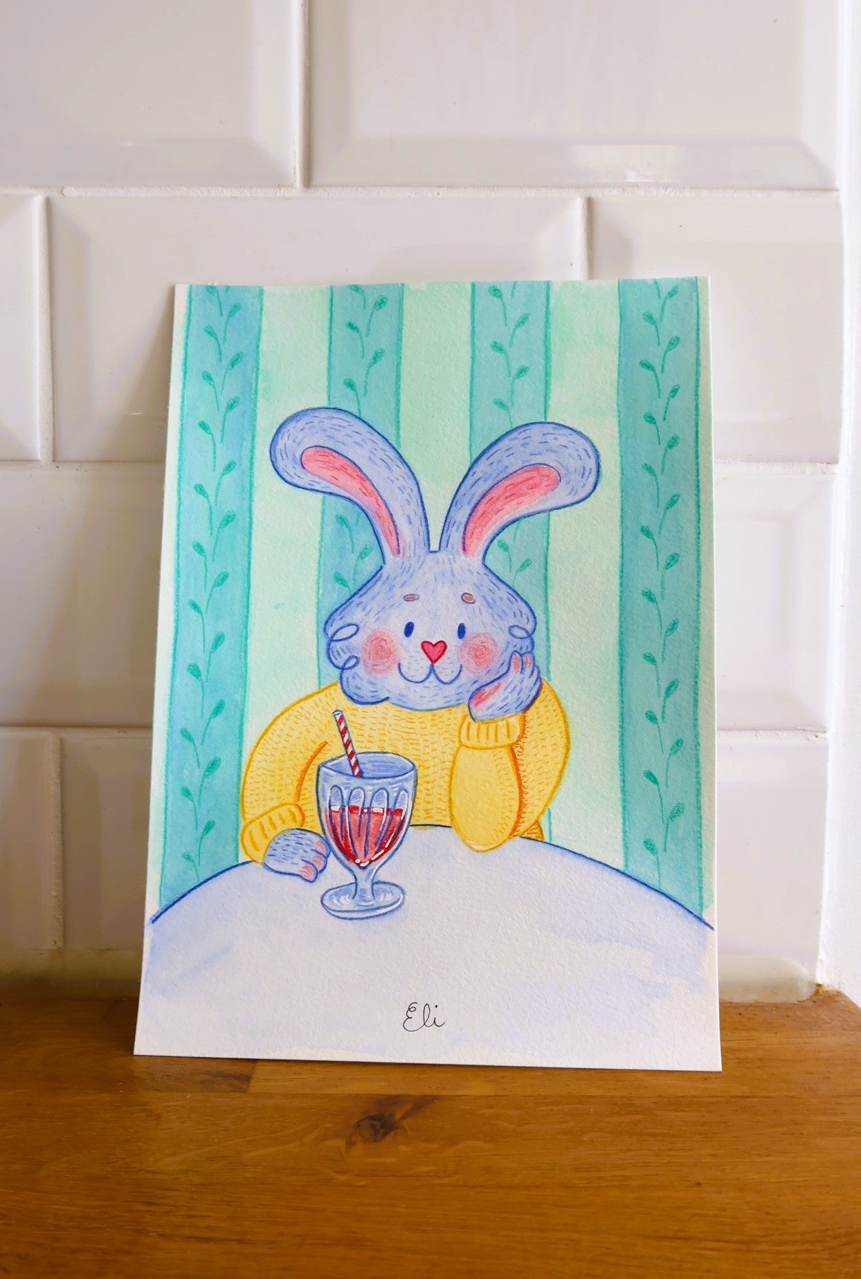 Petit lapin gourmand